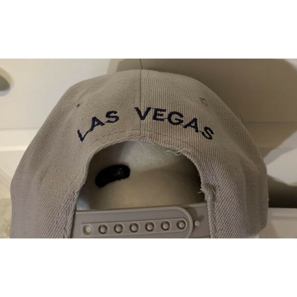 Las Vegas Sin City cap by Golden Lion adjustable hat Acrylic Gray Blue‎ Green - Picture 8 of 8